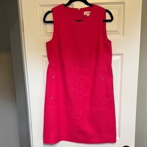 Harper Rose Hot Pink Tweed Shift Dress
